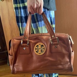Leather Tory Burch Handbag